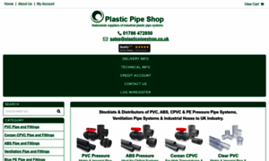 Plasticpipeshop.co.uk thumbnail