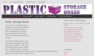 Plasticstorageboxesonline.net thumbnail