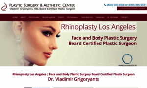 Plasticsurgeonlosangeles.com thumbnail