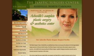 Plasticsurgerycenterofasheville.com thumbnail