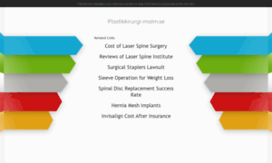 Plastikkirurgi-malm.se thumbnail