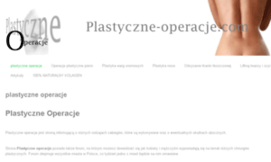 Plastyczne-operacje.com thumbnail