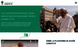 Plataformadeaccionlaudatosi.org thumbnail