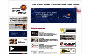 Plataformatercersector.es thumbnail