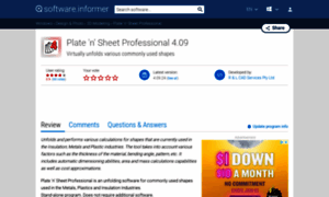 Plate-n-sheet-professional.software.informer.com thumbnail