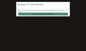 Plateau.tv thumbnail
