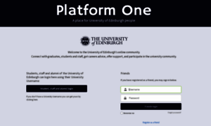 Platform-one.ed.ac.uk thumbnail