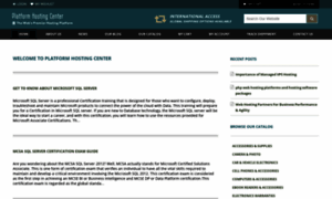 Platformhostingcenter.com thumbnail