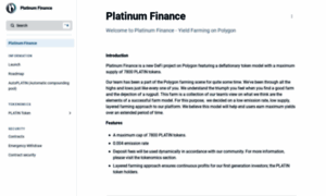 Platinum-finance.gitbook.io thumbnail