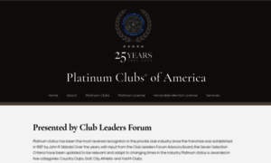 Platinumclubsofamerica.com thumbnail