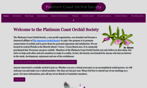 Platinumcoastorchidsociety.org thumbnail