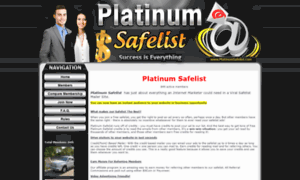 Platinumsafelist.com thumbnail