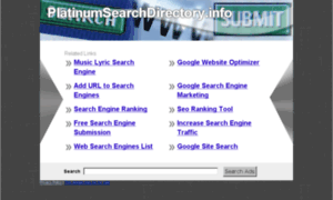 Platinumsearchdirectory.info thumbnail