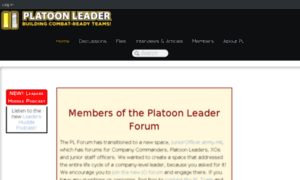 Platoonleader.net thumbnail