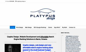 Platypusdesign.ca thumbnail