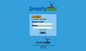 achieve3000 login smarty ants