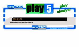 Play5.newradio.it thumbnail