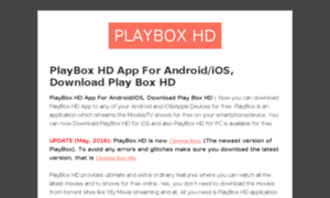 Playboxhda.org thumbnail