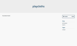 Playcloths.bigcartel.com thumbnail