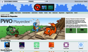 Playerdex.pokemon-world-online.com thumbnail