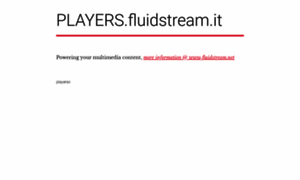 Players.fluidstream.it thumbnail