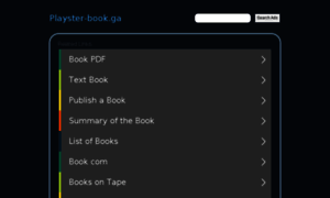 Playster-book.ga thumbnail