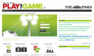 Playthegame.timesonline.co.uk thumbnail