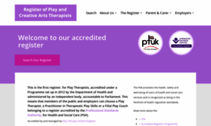 Playtherapyregister.org.uk thumbnail