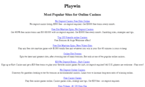 Playwin.com thumbnail