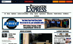 Pleasantonexpress.com thumbnail