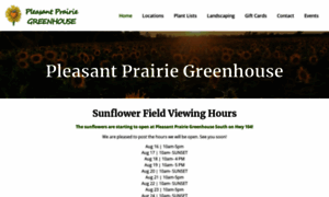 Pleasantprairiegreenhousewi.com thumbnail