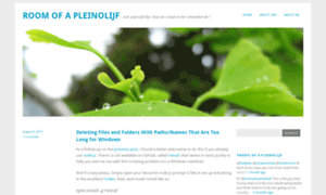 Pleinolijf.wordpress.com thumbnail