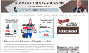 Plombier-aulnaysousbois.com thumbnail