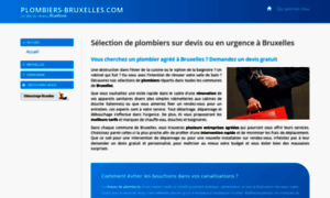 Plombiers-bruxelles.com thumbnail
