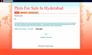 Plots4saleinhyderabad.blogspot.com thumbnail