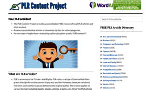 Plrcontentproject.com thumbnail