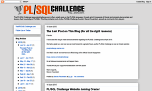 Plsql-challenge.blogspot.com thumbnail