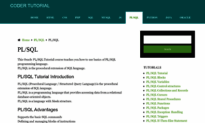 Plsqltutorial.info thumbnail