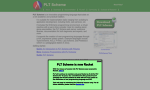 Plt-scheme.org thumbnail