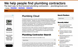 Plumbingcloud.com thumbnail