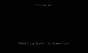 Plumcrazyevents.com thumbnail