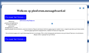 Plusforum.messageboard.nl thumbnail