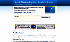 Plusonechecker.net thumbnail