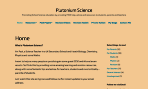 Plutoniumscience.com thumbnail