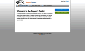 Plxdevices.supportsystem.com thumbnail