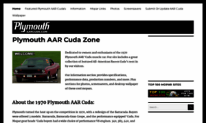 Plymouthaarcuda.com thumbnail