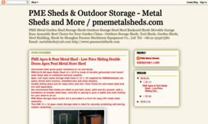 Pmemetalsheds.blogspot.com thumbnail