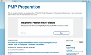 Pmp-preparation.blogspot.com thumbnail