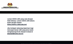 Pmtg.cidos.edu.my thumbnail
