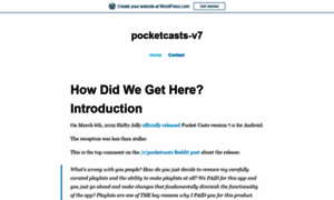 Pocketcastsv7.wordpress.com thumbnail